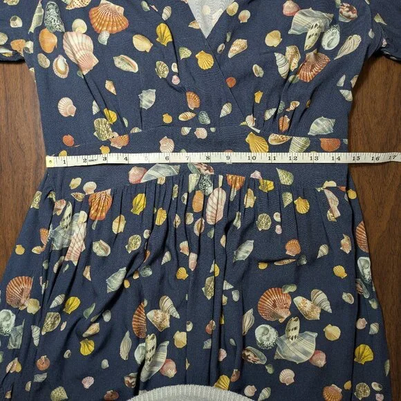 Joanie Albertine Shell Print Midaxi Dress - Picture 12 of 14